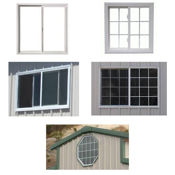 PWS Steel Buildings Offer Many Window Options